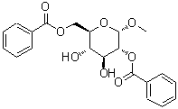 CAS 登录号：26927-44-6， 甲基 2,6-二-O-苯甲酰基-alpha-D-吡喃葡萄糖苷