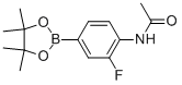 CAS#: 269410-27-7, 4-Acetamido-3-fluorophenylboronic acid, pinacol ester
