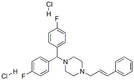 CAS#: 27064-95-5, 1-[Bis(4-Fluorophenyl)Methyl]-4-Cinnamylpiperazine Dihydrochloride