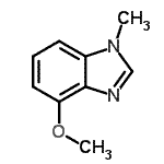 CAS#: 27077-81-2, 4-Methoxy-1-Methyl-1H-Benzimidazole