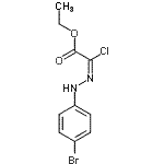 CAS#: 27143-10-8, Ethyl (2E)-[(4-Bromophenyl)Hydrazono](Chloro)Acetate