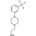 CAS#: 27144-85-0, 2-{4-[3-(Trifluoromethyl)Phenyl]-1-Piperazinyl}Ethanamine