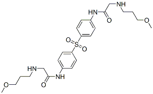 CAS#: 2731-62-6, 2-(3-Methoxypropylamino)-N-[4-[4-[[2-(3-Methoxypropylamino)Acetyl]Amino]Phenyl]Sulfonylphenyl]Acetamide