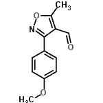 CAS#: 273223-12-4, 3-(4-Methoxyphenyl)-5-Methyl-1,2-Oxazole-4-Carbaldehyde