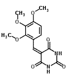 CAS#: 273928-38-4, 5-(2,3,4-Trimethoxybenzylidene)-2,4,6(1H,3H,5H)-Pyrimidinetrione