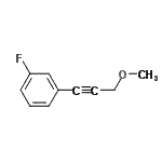CAS 登录号：273938-11-7， 1-氟-3-(3-甲氧基-1-丙炔-1-基)苯