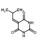 CAS#: 27406-43-5, 5-(2-Methylpropylidene)-2,4,6(1H,3H,5H)-Pyrimidinetrione
