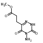 CAS#: 274266-12-5, Methyl 3-(4-Amino-3,5-Dioxo-2,3,4,5-Tetrahydro-1,2,4-Triazin-6-Yl)Propanoate