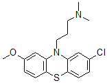 CAS 登录号:2752-11-6, 3-(2-氯-8-甲氧基吩噻嗪-10-基)-N,N-二甲基丙烷-1-胺