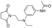 CAS#: 27550-64-7, N-[3-[[(2,5-Dioxo-1-Pyrrolidinyl)Ethyl]Ethylamino]Phenyl]-Acetamide
