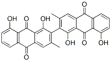 CAS 登录号：27567-11-9， 1,1',8,8'-四羟基-3,3'-二甲基-[2,2'-联蒽]-9,9',10,10'-四酮