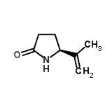 CAS 登录号：275793-66-3， (5S)-5-异丙烯基-2-吡咯烷酮