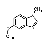 CAS#: 27582-09-8, 1-Methyl-5-(Methylsulfanyl)-1H-Benzimidazole