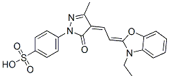 CAS#: 27583-41-1, 4-[4-[(3-Ethyl-3H-Benzoxazol-2-Ylidene)Ethylidene]-4,5-Dihydro-3-Methyl-5-Oxo-1H-Pyrazol-1-Yl]Benzenesulphonic Acid