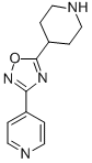 CAS#: 276237-03-7, 4-(5-Piperidin-4-Yl-1,2,4-Oxadiazol-3-Yl)Pyridine
