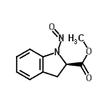 CAS#: 27640-53-5, Methyl (2R)-1-Nitroso-2-Indolinecarboxylate
