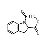 CAS#: 27640-54-6, Methyl (2S)-1-Nitroso-2-Indolinecarboxylate