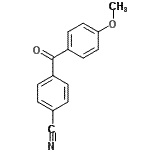 CAS 登录号：27645-60-9， 4-(4-甲氧基苯甲酰基)苯甲腈