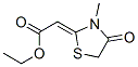 CAS#: 27653-75-4, Ethyl (2Z)-(3-Methyl-4-Oxo-1,3-Thiazolidin-2-Ylidene)Acetate