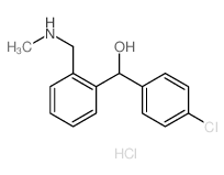 CAS#: 27683-73-4, 4-Chloro-2'-[(methylamino)methyl]benzhydrol hydrochloride