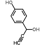 CAS 登录号：276884-28-7， 4-(1-羟基-2-丙炔-1-基)苯酚