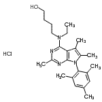 CAS#: 276890-57-4, 4-[Ethyl(7-Mesityl-2,5,6-Trimethyl-7H-Pyrrolo[2,3-d]Pyrimidin-4-Yl)Amino]-1-Butanol Hydrochloride (1:1)