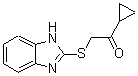 CAS#: 27784-55-0, 2-(1H-Benzimidazol-2-Ylsulfanyl)-1-Cyclopropylethanone