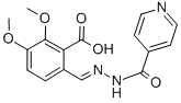 CAS#: 2779-55-7, 2,3-Dimethoxy-6-[(Pyridine-4-Carbonylhydrazinylidene)Methyl]Benzoic Acid