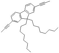 CAS#: 278176-11-7, 9,9-Dioctyl-2,7-Di-1-Propynyl-9H-Fluorene