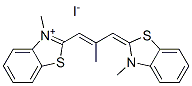 CAS#: 2783-73-5, (2Z)-3-Methyl-2-[(E)-2-Methyl-3-(3-Methyl-2H-1,3-Benzothiazol-1-Ium-2-Yl)Prop-2-Enylidene]-1,3-Benzothiazole Iodide