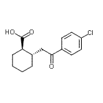 CAS#: 27866-90-6, (1R,2S)-2-[2-(4-Chlorophenyl)-2-Oxoethyl]Cyclohexanecarboxylic Acid