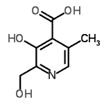 CAS#: 279215-15-5, 3-Hydroxy-2-(Hydroxymethyl)-5-Methylisonicotinic Acid