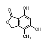 CAS#: 27979-57-3, 5,7-Dihydroxy-4-Methyl-2-Benzofuran-1(3H)-One
