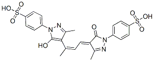 CAS#: 27981-70-0, P-[4,5-Dihydro-4-[3-[5-Hydroxy-3-Methyl-1-(4-Sulphophenyl)-1H-Pyrazol-4-Yl]But-2-Enylidene]-3-Methyl-5-Oxo-1H-Pyrazol-1-Yl]Benzenesulphonic Acid