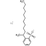 CAS 登录号：27987-00-4， 钠2-(1-甲基十一烷基)苯磺酸酯