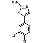 CAS#: 28004-64-0, 5-(3,4-Dichlorophenyl)-1,3,4-Thiadiazol-2-Amine