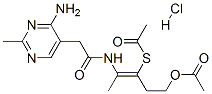CAS 登录号：28008-04-0， S-[3-乙酰氧基-1-[1-[[(4-氨基-2-甲基-5-嘧啶基)甲基]甲酰氨基]亚乙基]丙基]硫代乙酸酯单盐酸盐