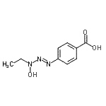 CAS#: 280113-36-2, 4-[(1E)-3-Ethyl-3-Hydroxy-1-Triazen-1-Yl]Benzoic Acid