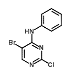 CAS#: 280581-50-2, 5-Bromo-2-Chloro-N-Phenyl-4-Pyrimidinamine