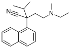 CAS#: 2809-60-1, 2-[2-(Ethyl-Methylamino)Ethyl]-3-Methyl-2-Naphthalen-1-Ylbutanenitrile