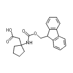 CAS#: 282524-99-6, (1-{[(9H-Fluoren-9-Ylmethoxy)Carbonyl]Amino}Cyclopentyl)Acetic Acid
