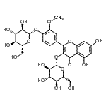CAS#: 28288-98-4, 4-[3-(beta-D-Glucopyranosyloxy)-5,7-dihydroxy-4-oxo-4H-chromen-2-yl]-2-methoxyphenyl beta-D-glucopyranoside