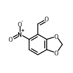 CAS#: 28310-13-6, 5-Nitro-1,3-Benzodioxole-4-Carbaldehyde