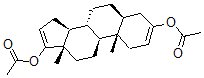 CAS 登录号：28312-74-5， 5alpha-雄甾-2,16-二烯-3,17-二醇二乙酸酯
