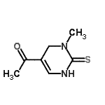 CAS#: 283168-73-0, 1-(3-Methyl-2-Thioxo-1,2,3,4-Tetrahydro-5-Pyrimidinyl)Ethanone