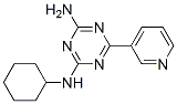 CAS 登录号：28321-37-1， N-环己基-6-吡啶-3-基-1,3,5-三嗪-2,4-二胺