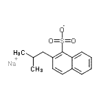 CAS#: 28348-65-4, Sodium 2-Isobutyl-1-Naphthalenesulfonate