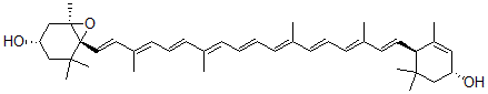 CAS 登录号：28368-08-3， 叶黄素环氧化物