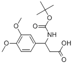 CAS 登录号：284492-37-1， 3-叔丁氧羰基氨基-3-(3,4-二甲氧基-苯基)-丙酸