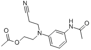 CAS 登录号：28505-89-7， N-[3-[[2-(乙酰氧基)乙基](2-氰基乙基)氨基]苯基]-乙酰胺